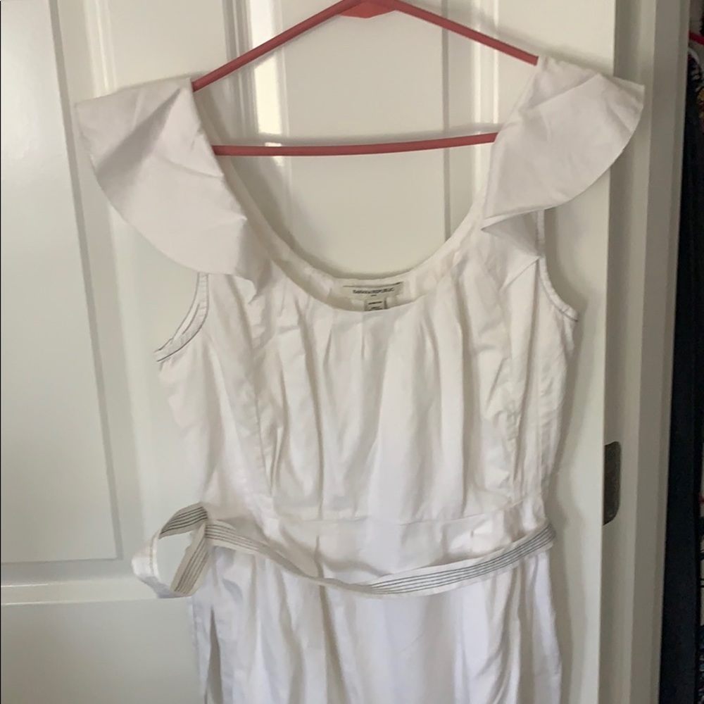 White cotton dress
